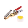 Chuck Quick Inflation Hose Nozzle Car Tire Inflator Nozzle Lock On Tire Inflator With Valve Air Compressor Adapter For Car SUV Oasis Select B
