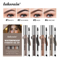 Waterproof Eyebrow Tint Gel Sweatproof Silky Texture Natural Look Long Wearing For Brunette Black Brown And Smoky Grey 4 Colors Oasis Select 4color 1set