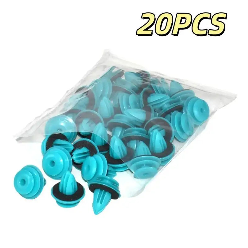 High Quality Green Nylon Auto Fastening Clips, 20/30/50Pcs Pack for Bumper Door Buckle, Best Car Interior Accessories Oasis Select Green 20pcs
