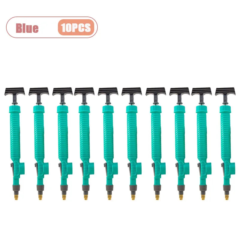 Universal Bottle Spray Nozzle Multi-Function Sprayer for Disinfection Plant Care Car Washing Garden Use Essential Garden Tool Oasis Select Blue-10PCS
