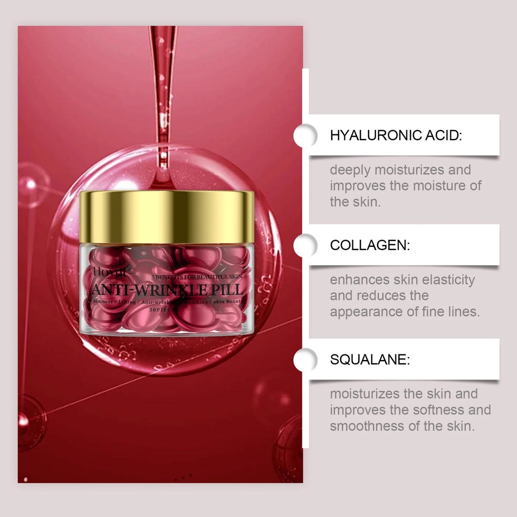 Hoygi Firming Face Serum Capsules – Anti-Aging & Lifting 30pc
