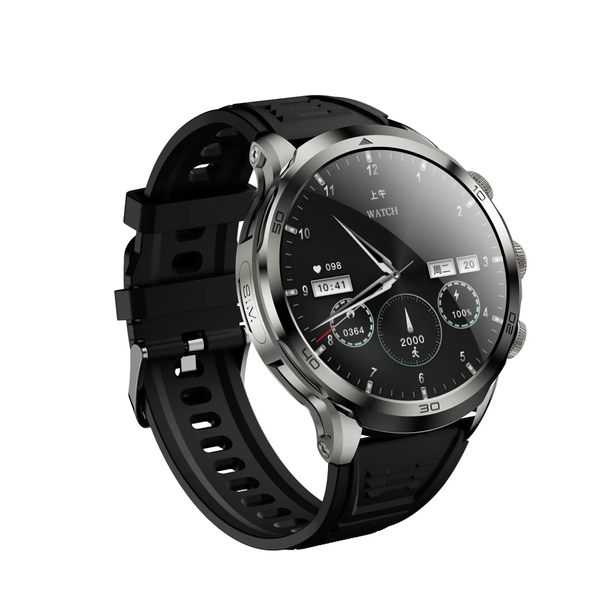 GOLDENSPIKE H19 Android 10 4G Smartwatch GPS AMOLED Camera