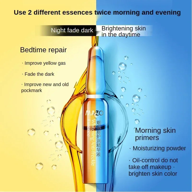 60 Pieces Niacinamide Moisturizing Essence Anti Wrinkle Pore Minimizer Skincare Acne Treatment Anti-Aging Oil-control Face Serum Oasis Select