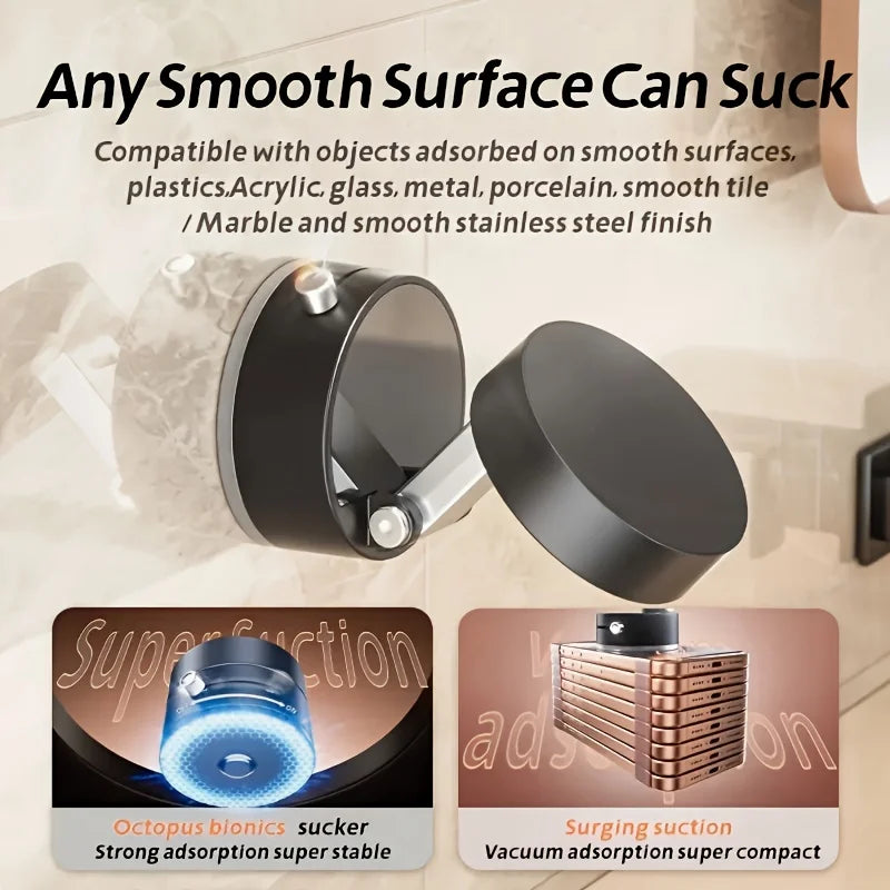 2 Double-Sided Suction Cup Bracket for Car Mount Mobile Phone Holder Magnetic Vacuum Adsorption Ultra Stable Suction Cup Bracket Oasis Select
