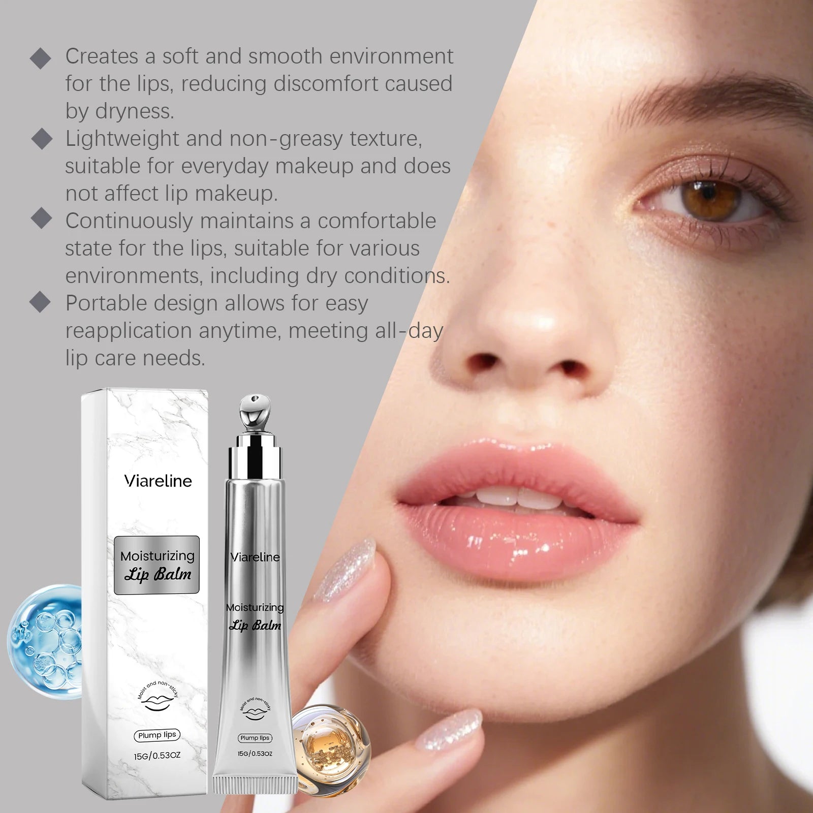 VIARELINE Lip Balm – Moisturize, Lighten & Smooth Dark Lips Lip Balm Treatment Oasis Select