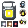 Mini Magnetic COB LED Flashlight 800 Lumens USB Rechargeable