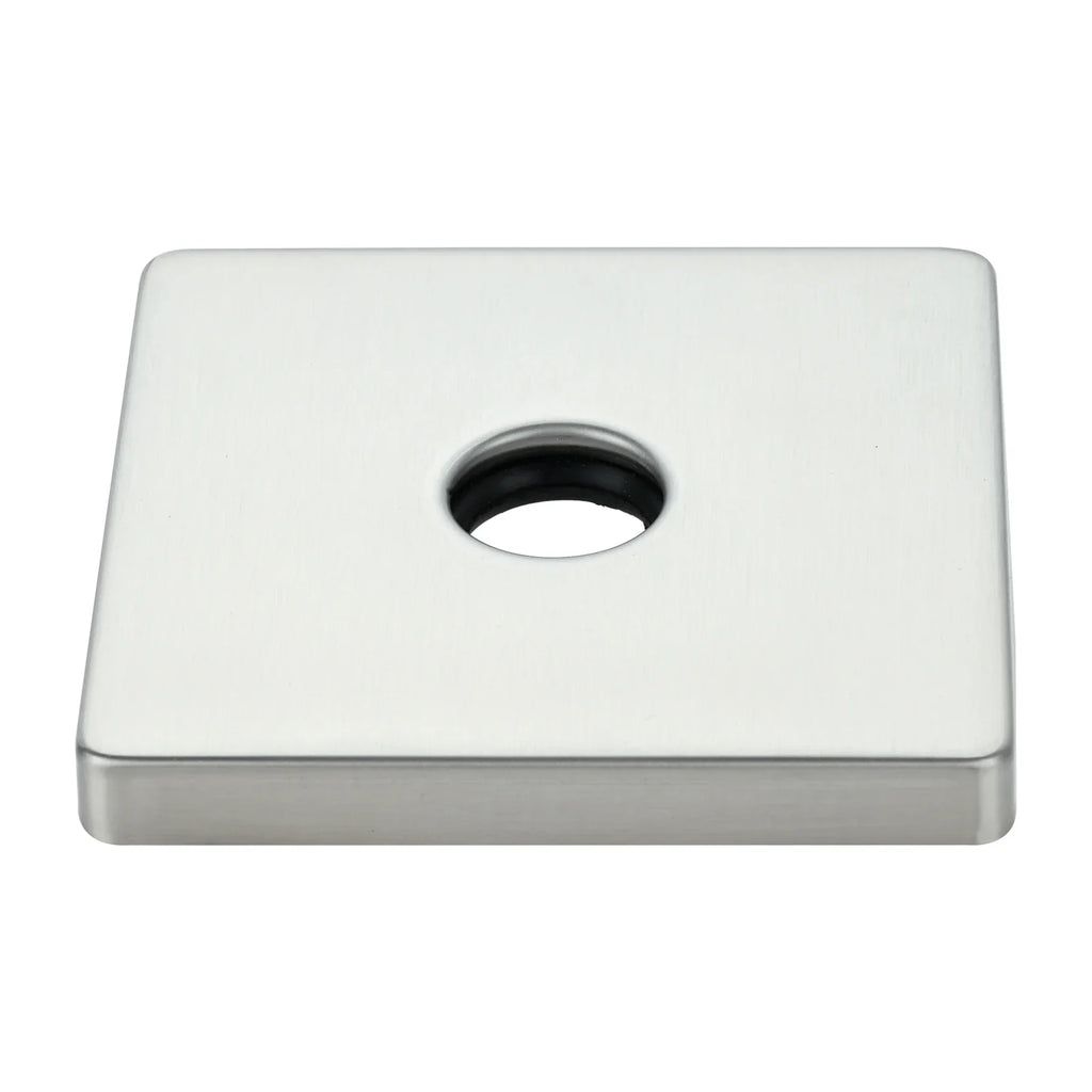 3.5 inch Square Shower Flange Cover Universal Shower Arm Flange Oversized Replacement Escutcheon Cover Plate for All G1/2in Pipe Oasis Select Brushed Nickel
