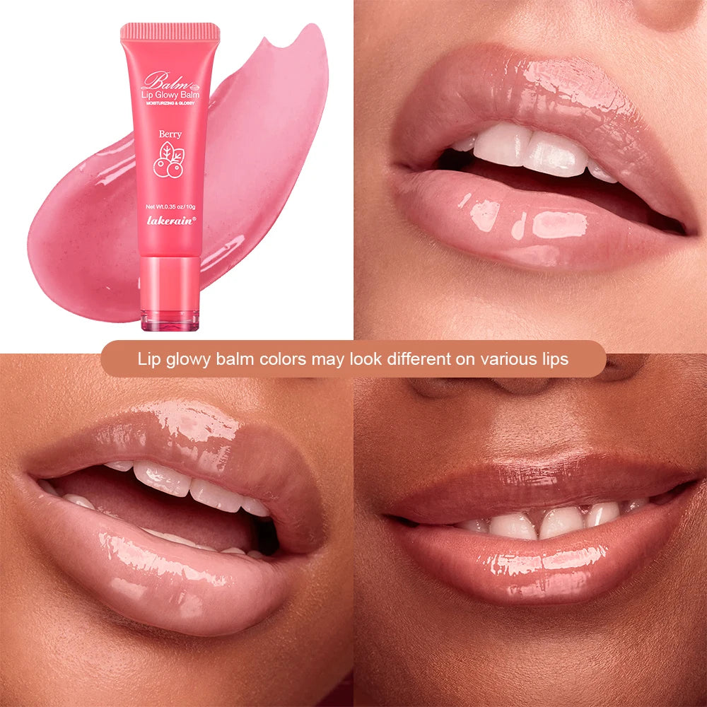 Lip Glowy Balm – Sheer Tinted Moisturizing Gloss with Shea Butter Tinted Lip Balm Oasis Select