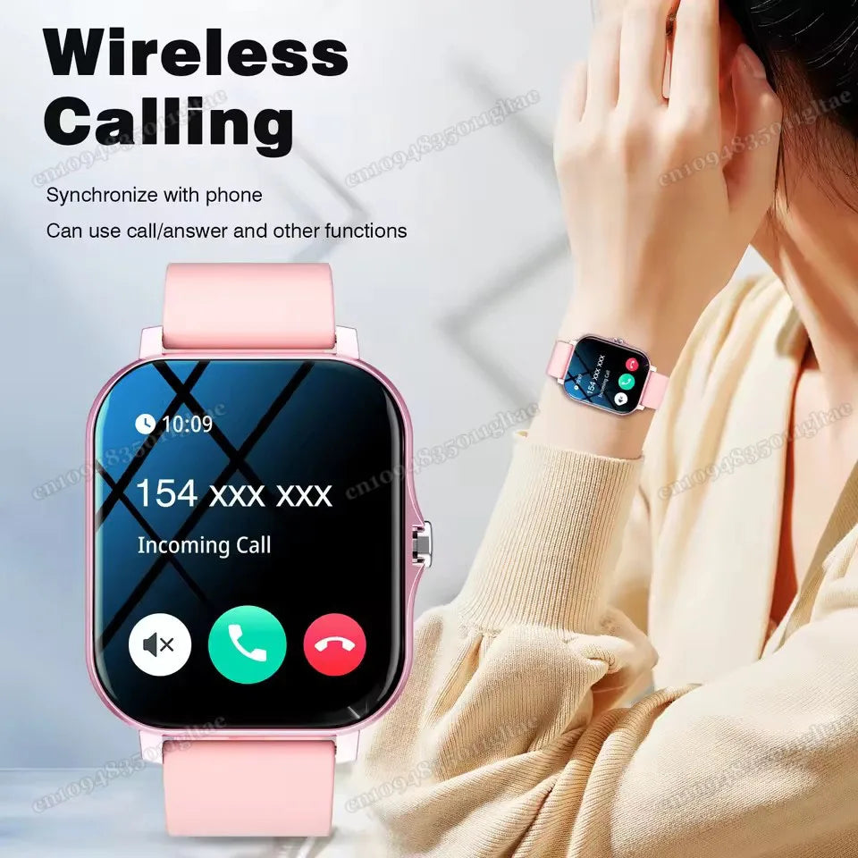 Smart Watch For Android IOS Watches 2.01inch HD Display Bluetooth Call Message Alert Music Sports Mode Smartwatch Men Women Gift Oasis Select