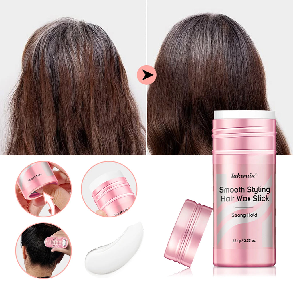 Hair Styling Wax for Women Anti Frizz Smoothing Professional Pomade Hair Mud Control Messy Hairs Wax Rod Oasis Select