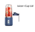 Electric Portable Juicer Blender 400ml USB Charging Fruit Smoothie Maker for Lemon Orange - Compact Juicing Cup Smoothie Blender Oasis Select Blue 1Cup