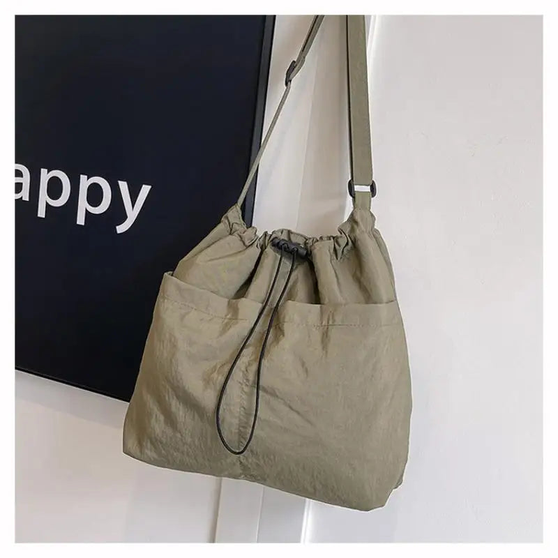 1PC Large Capacity Versatile Shoulder Bag For Women's Summer Popular Lightweight Crossbody Bag Minimalist Tote Handbag Oasis Select Green