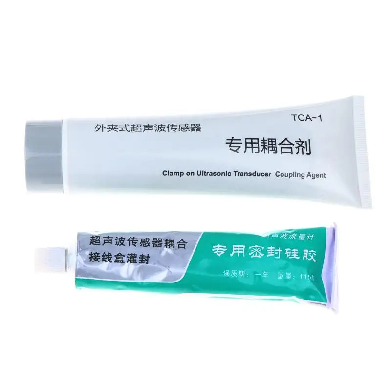 Ultrasonic Flowmeter Coupling Sealant 115/120g TZM-1 High Adhesion Coupling Agent for Plumbing Flow Detection Work Oasis Select