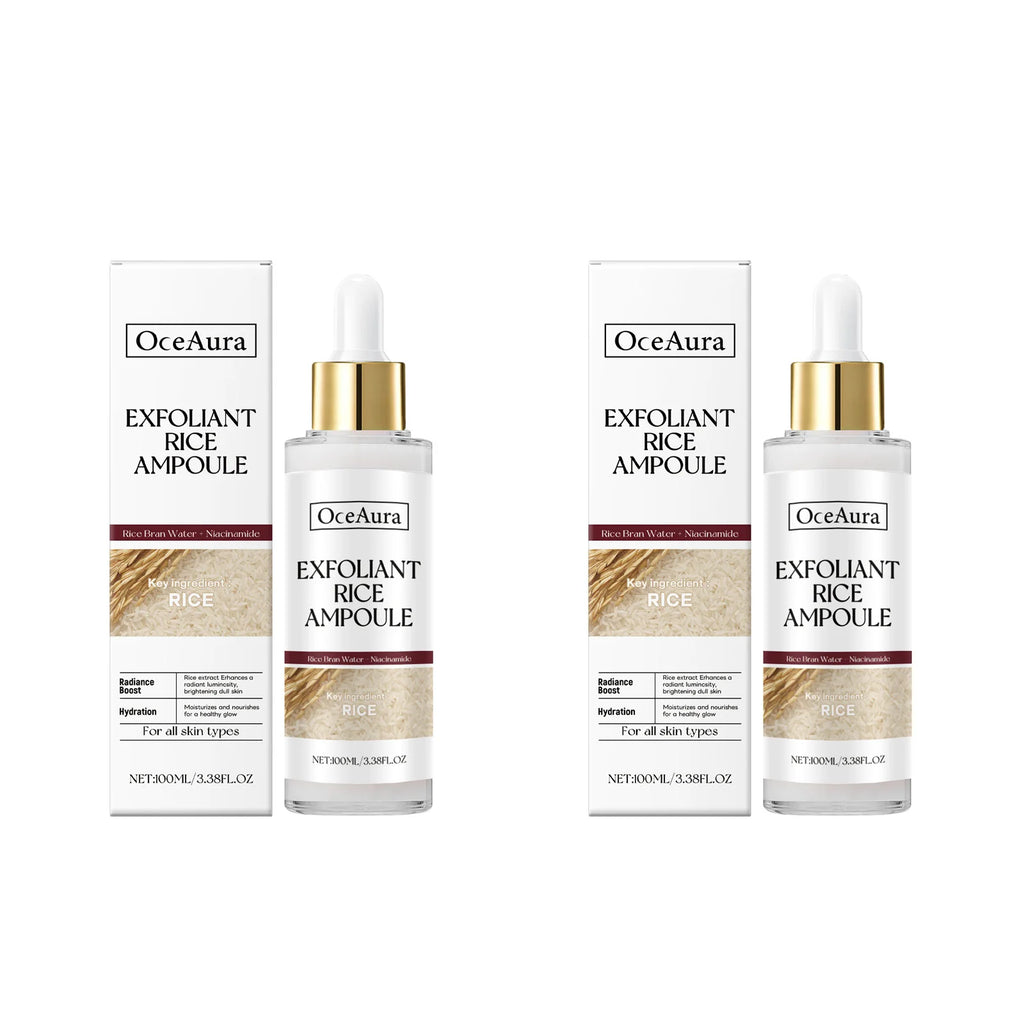 OceAura Rice Exfoliating Essence – Dead Skin & Brightening 100ml Exfoliating Essence Oasis Select 2 x 100ml Boxed