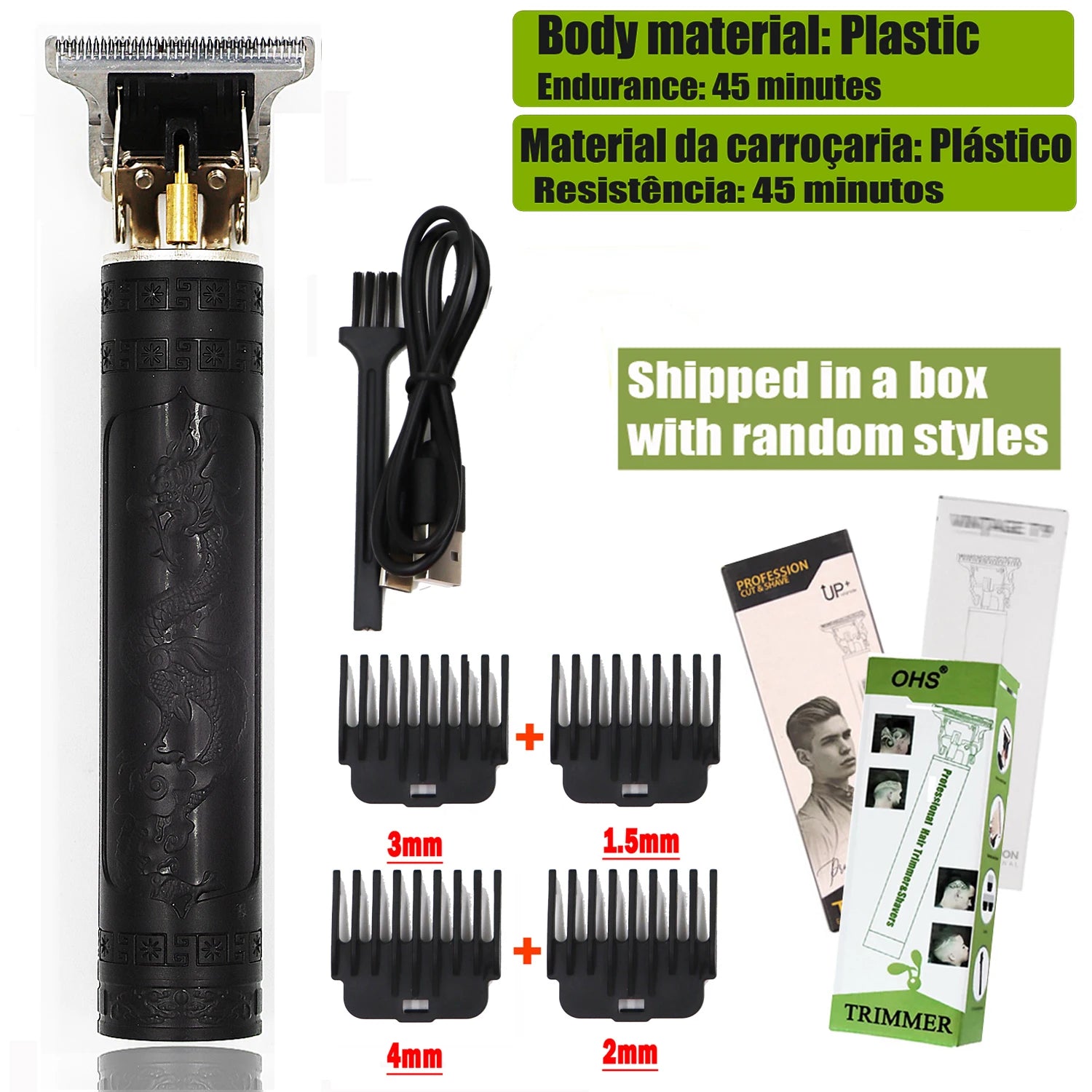 T9 Hair Clipper Repair Beard Shaving Body Hair Trimmer Clippers Electric Machine Men Haircut Machine 0mm Barber Shaver Oasis Select OHS X1 DRAGON