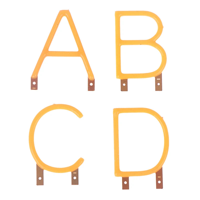 DIY COB LED Filament Decorative English Letter Lighting Party Light DC3V Light Emitting Diode Filament Oasis Select
