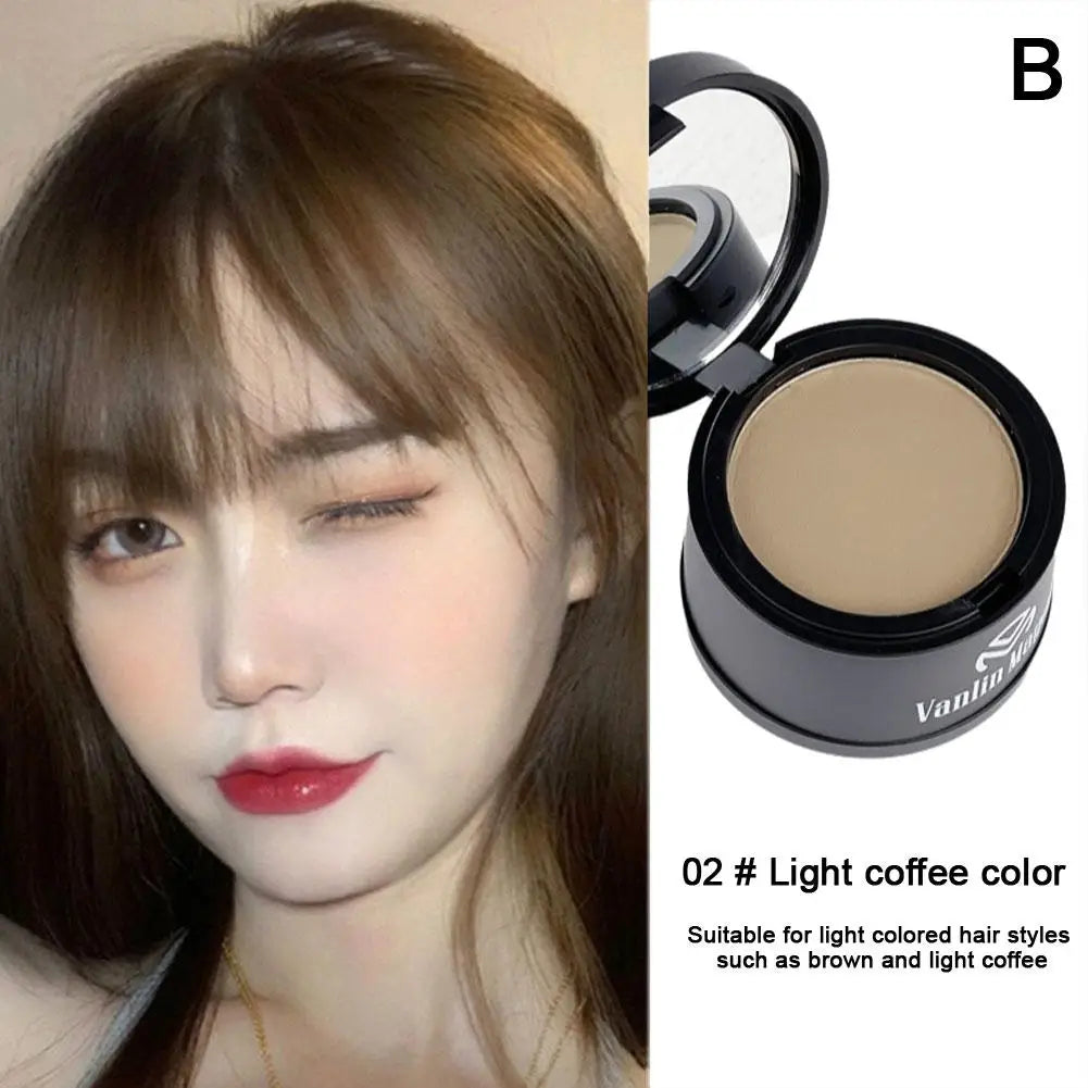 Hairline Contouring Powder Hairline Repair Filling Powder With Puff Fluffy Thin Powder Line Shadow Powder Forehead Hair Makeup Oasis Select 02 light coffee
