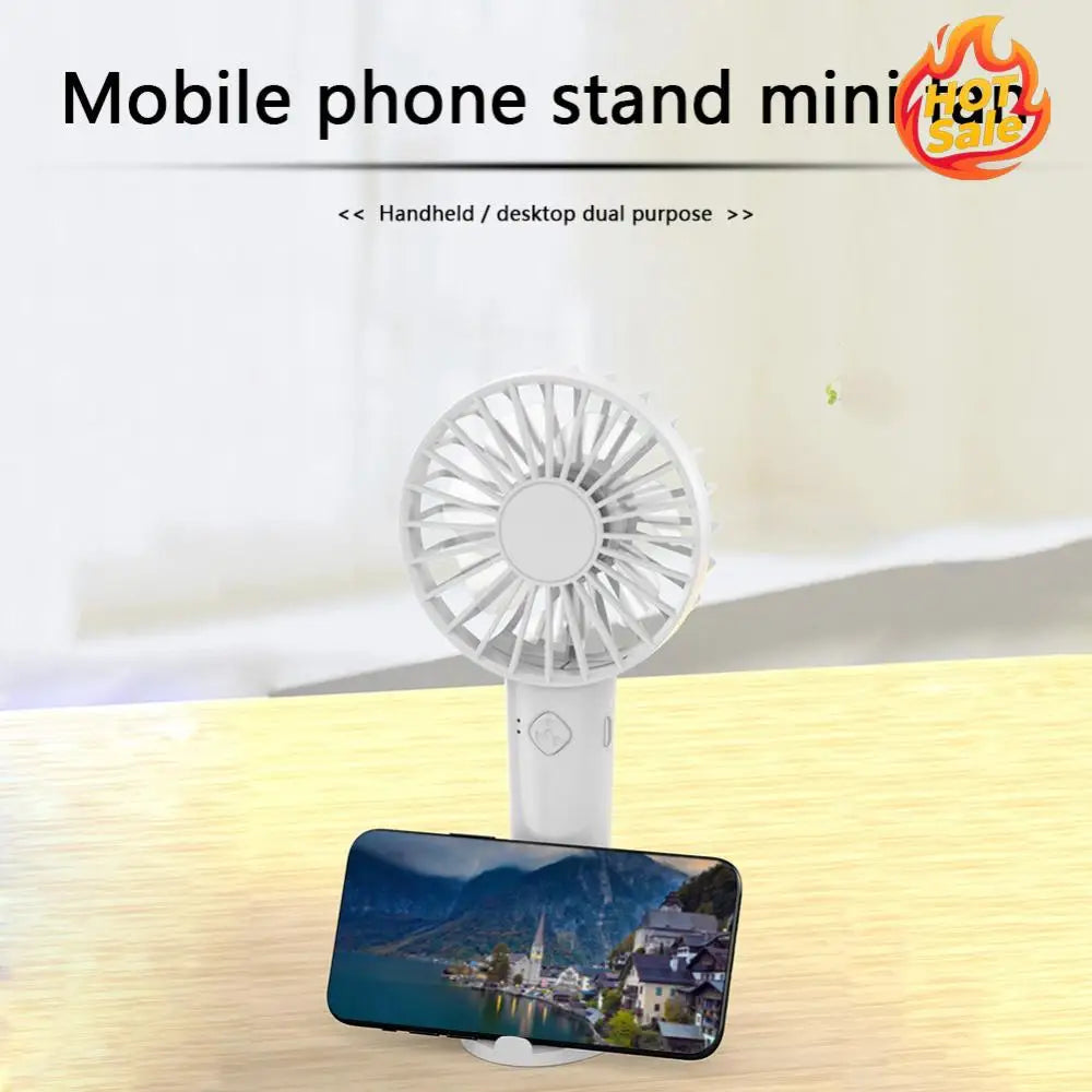 Handheld Fan 3 Speed Mini Portable Hand Fan Mute Small Electric Fan with Phone Stand Pocket Fan for Home Office Travel Dormitory Oasis Select