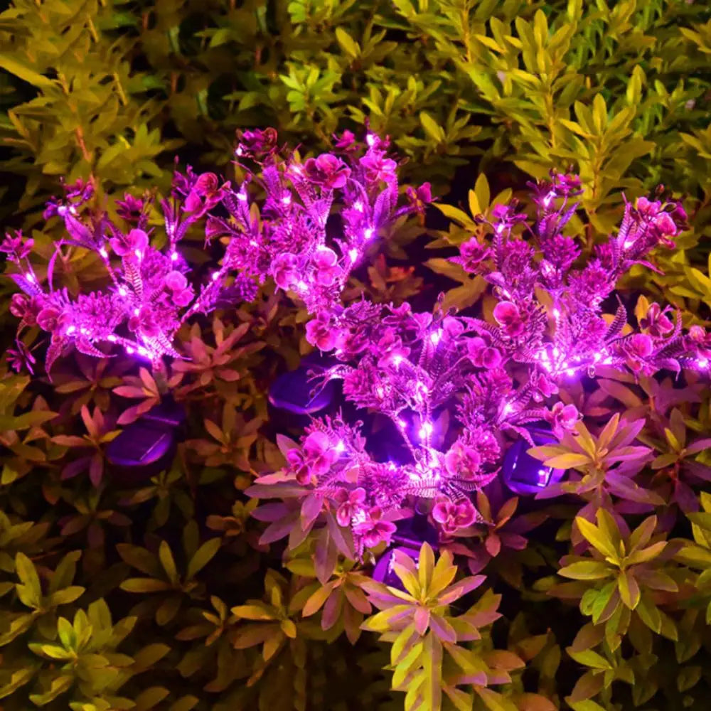 Solar Butterfly Orchid Garden Lamp – IP65 Waterproof Outdoor