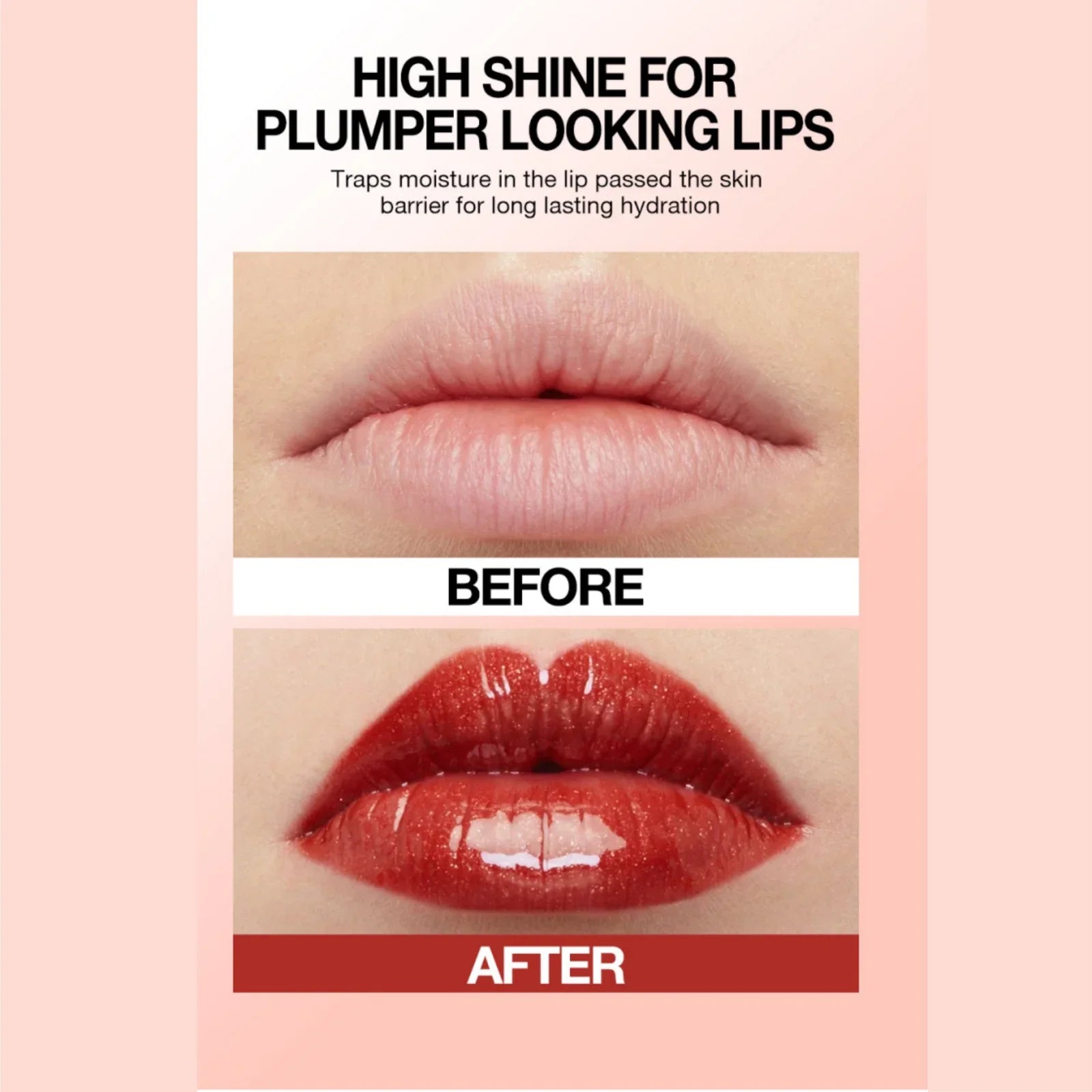 Hyaluronic Acid Glitter Lip Gloss – 8 Shades | Langmanni