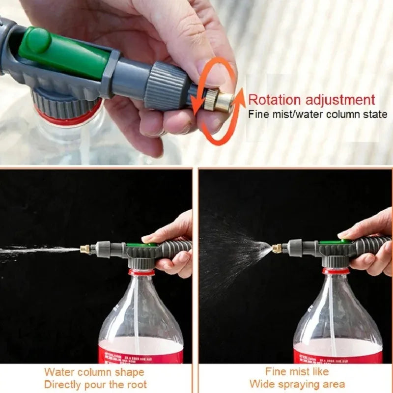 High-pressure Air Pump Manual Sprayer Can Adjust The Nozzle of Beverage Bottle Nozzle Gardening Tools and Equipment Spray Bottle Oasis Select