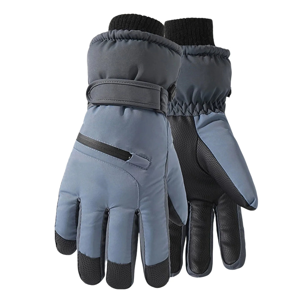 Unisex Thermal Ski Gloves | Fleece-Lined Touchscreen Winter Gloves