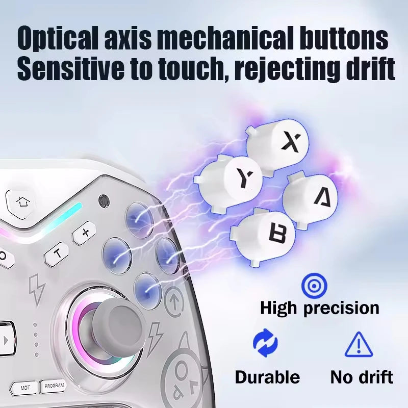AyeBeau Hall Effect Bluetooth Gamepad – Switch, PC & Mobile
