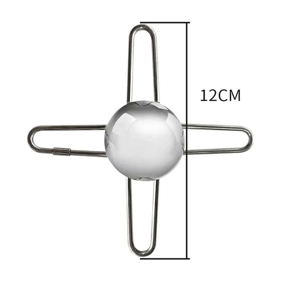 Stainless Steel Espresso Coffee Ice Cube Ball Whiskey Chilling Stone With Holder Reusable Cooling Coffee Tool Oasis Select Quadruple 40mm