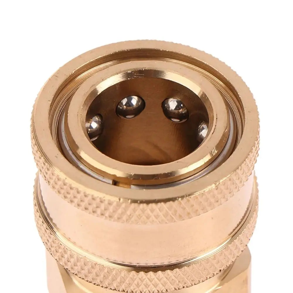 1Set 3/8 M22 Pipe Joint For M22 High Pressure Washer Quick Connect Kits Hose Coupler M22 1.5mm Adapter Set Water Outlet Set Oasis Select