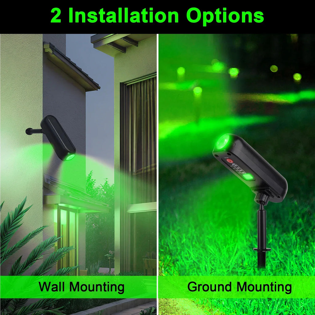 Solar LED Garden Spotlight IP65 | Wall & Ground Mount Uplight