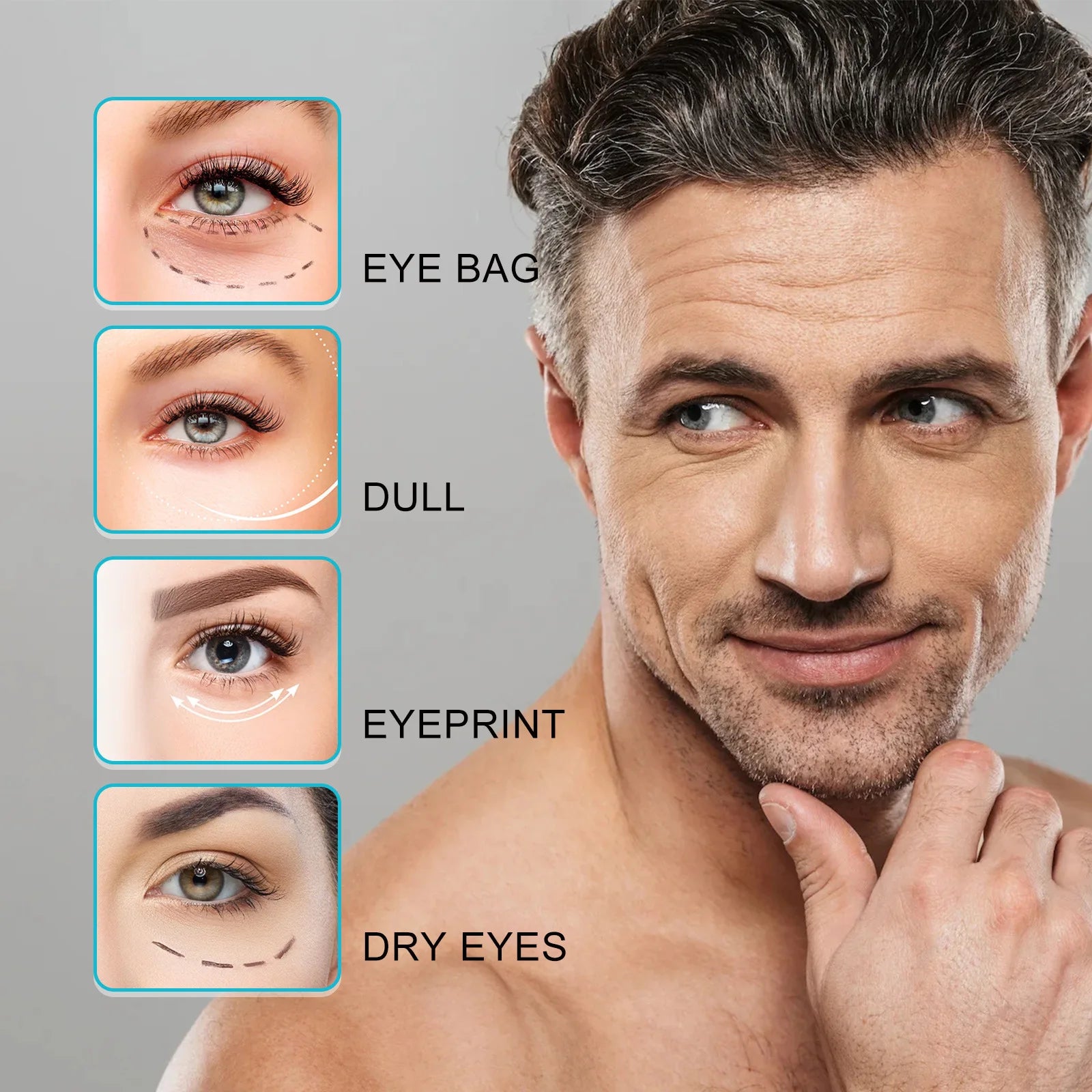 EELHOE Eye Roller Serum – Dark Circles & Puffiness Treatment Eye Roller Serum Oasis Select