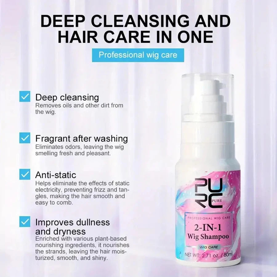 Wig Care Kit – Coconut Oil Shampoo & Conditioner for Wigs Wig Care Kit Oasis Select