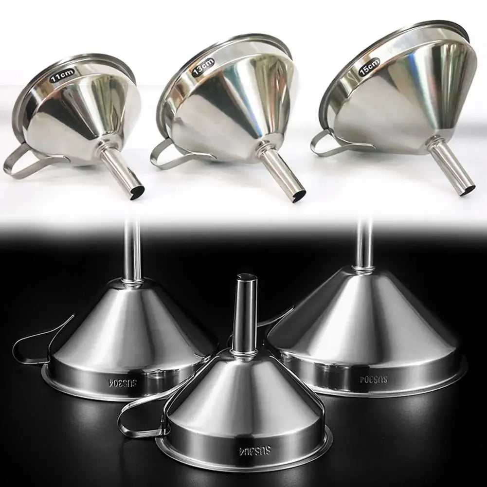 Essential Kitchen Utensil Stainless Steel Funnel Great for Filling Transferring Corrosion Resistant Easy to Handle and Clean Oasis Select