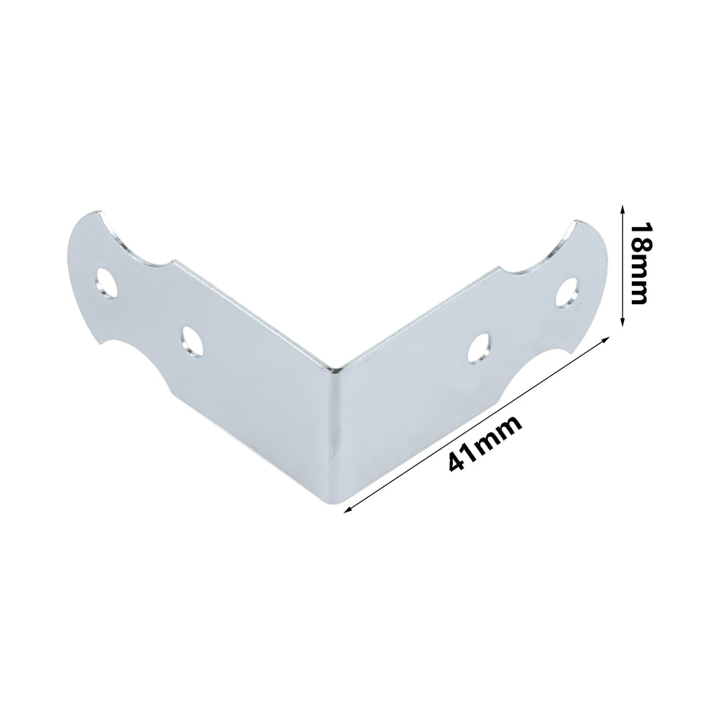 4Pcs Flight Case Corner Protector Guard Bracket Edge Corner for Industrial Equipment Aluminum Box Flight Case Corner Protectors Oasis Select 41 x 18mm 4 holes
