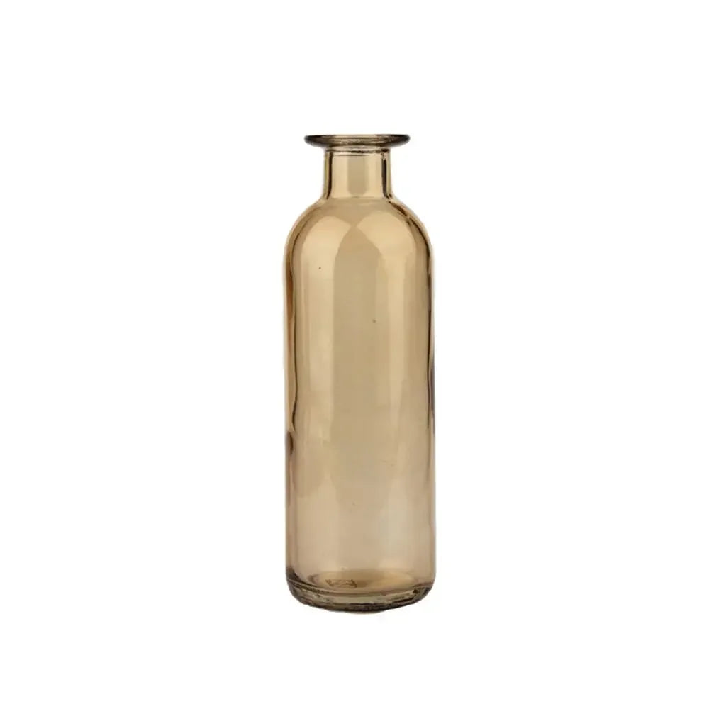 Transparent Glass Flower Vase | Modern Hydroponic Table Decor Glass Flower Vase Oasis Select Yellow-S