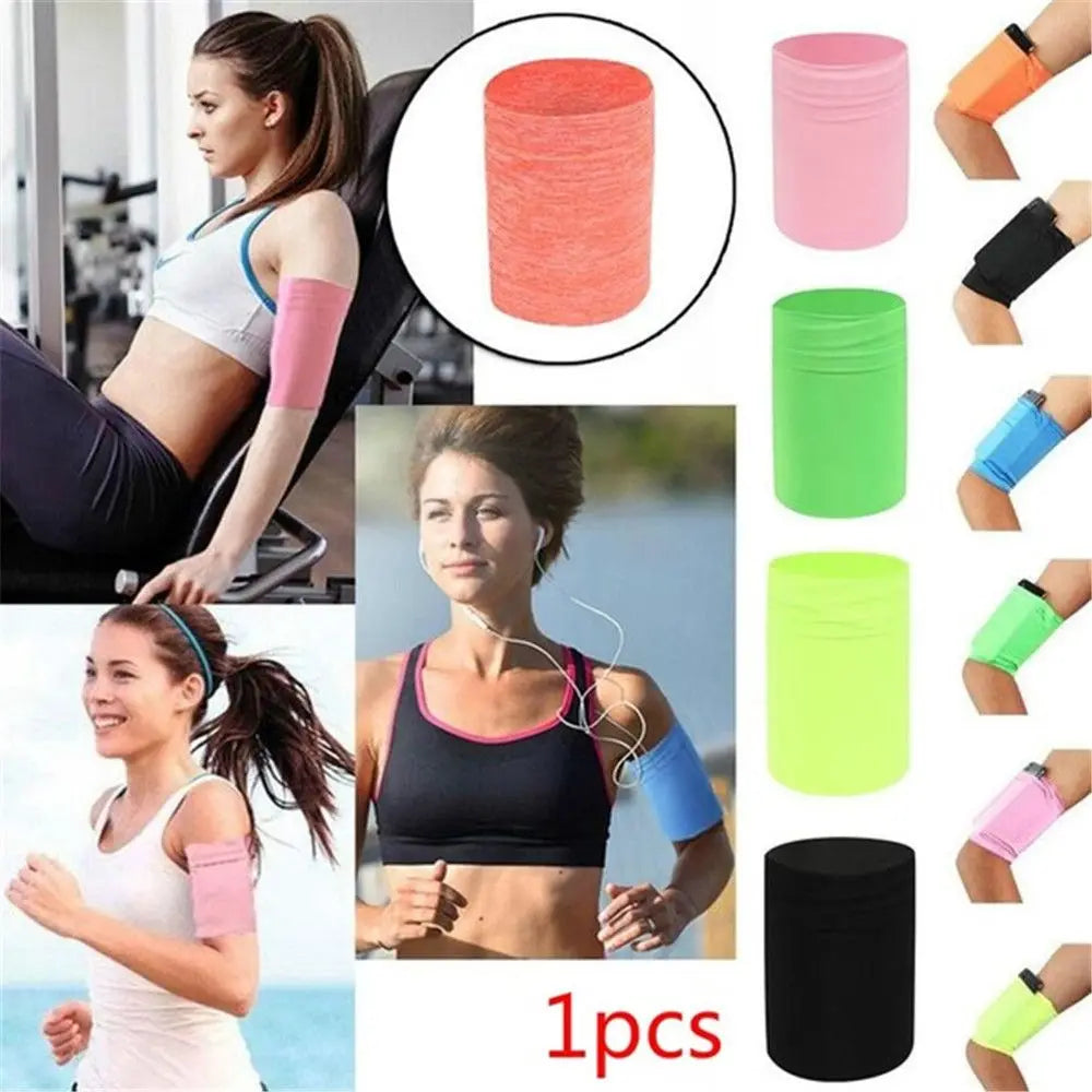 Wrist Arm Running Sport Bag Elastic Mobile Phone Armband Sports Pouch Fitness Running Gym Bags For Women Men Run Exercise Bag Oasis Select