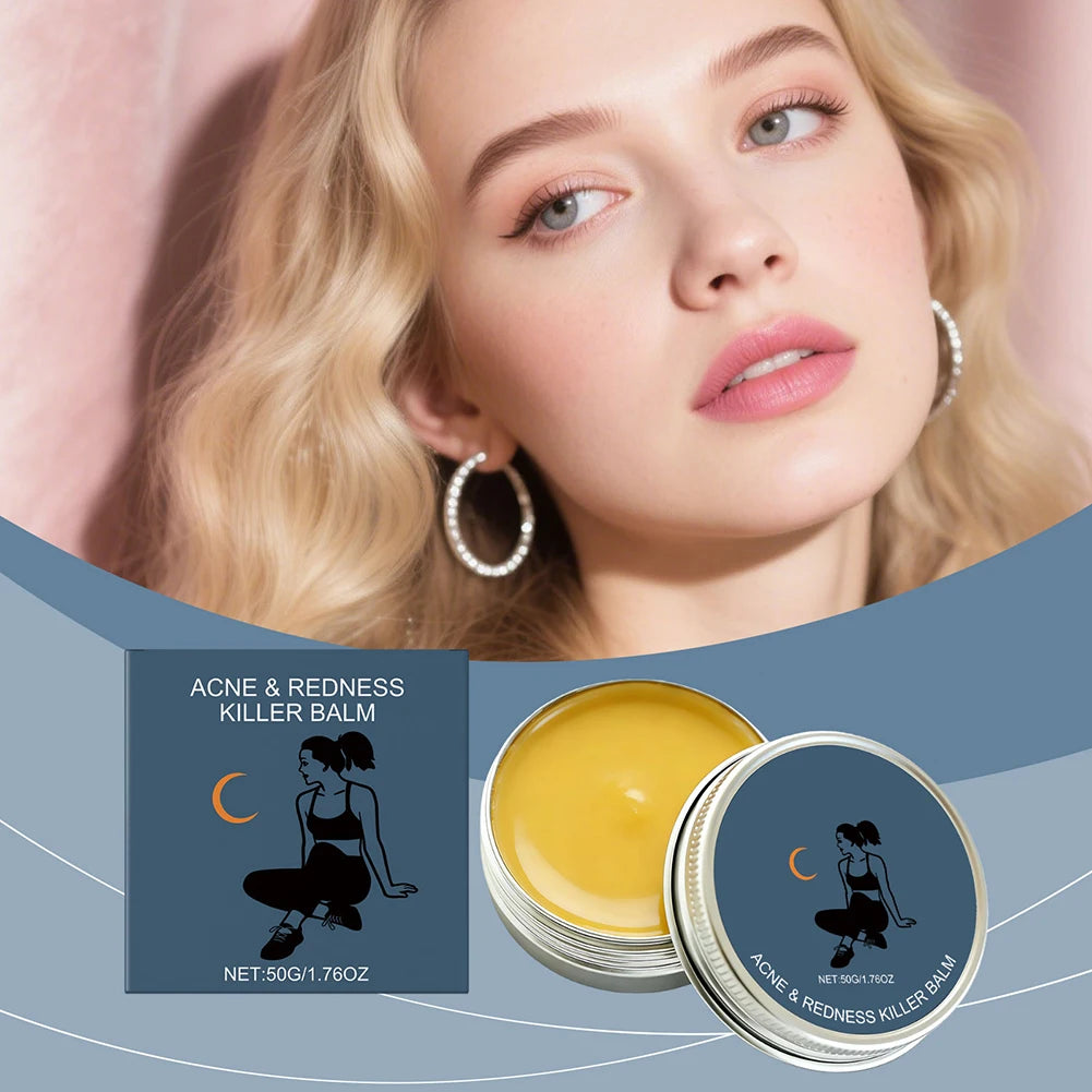 6-in-1 Daily Glow & Moisturize Day Balm, Night Balm & Face Scrub Reduces Acne & Redness, Moisturizing & Repairing Skin Care 50g Oasis Select