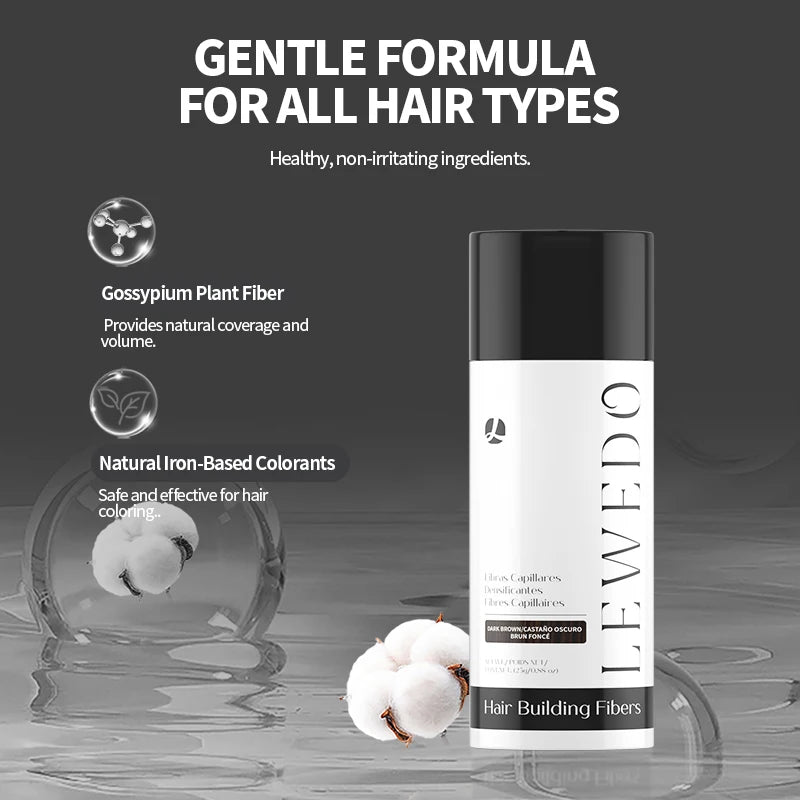 LEWEDO Keratin Hair Fiber Powder 25g – Instant Volume & Thickness