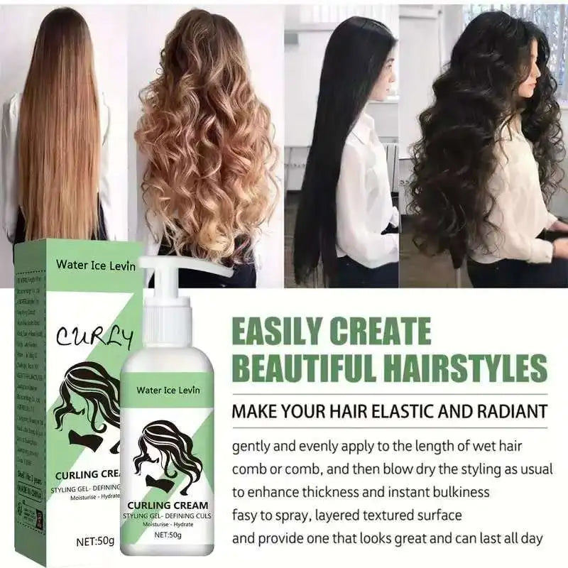Curly Hair Cream Moisturizing Curly Hair Elasticity Styling Curly Hair Elasticity Conditioner Neutral Suitable for All Hair Types Oasis Select