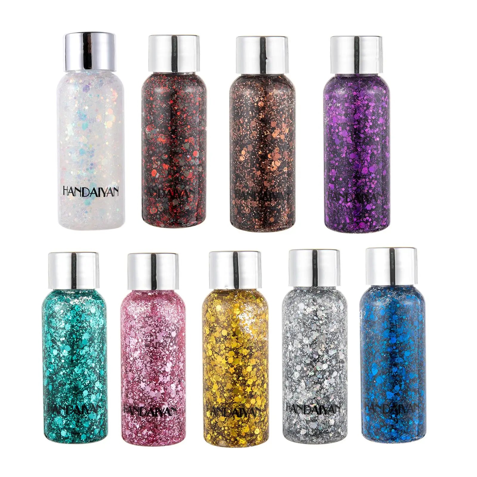 Glitter Body Lotion Diamond Glitter Gel Cream Eye Nail Hair Body Face Glitter Gel Lasting Sparkling Lotion Party Glitter Shimmer Oasis Select