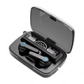 M19 TWS Wireless Bluetooth Headset Noise Cancelling Gaming Earbuds with Mic Wireless Headphones Bluetooth Earphones for Phones Oasis Select Black