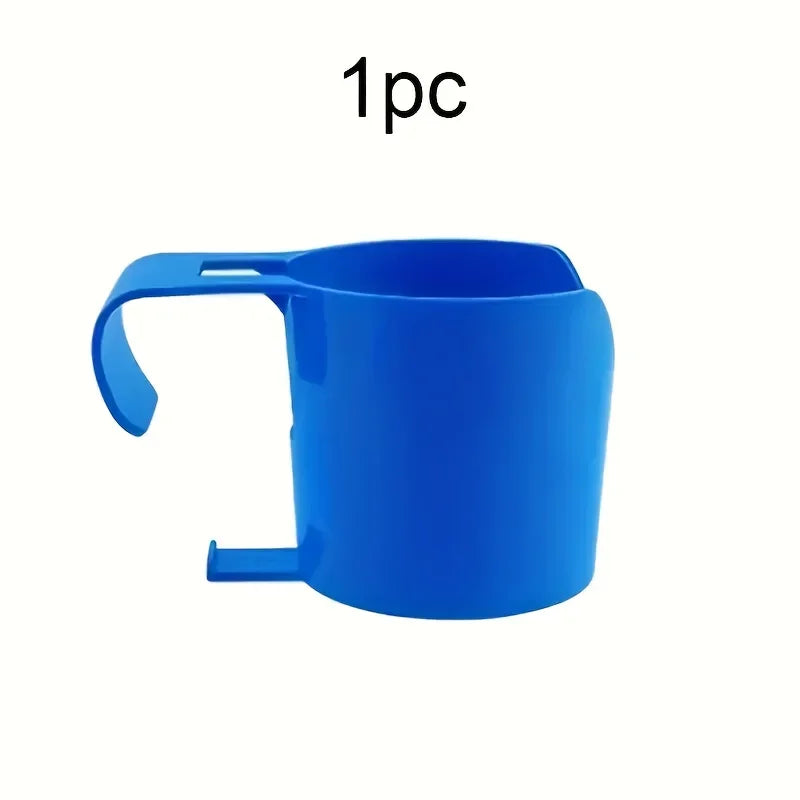 Heavy Duty Poolside Cup Holder No Drill Hanging Organizer with Strong Grip for Hot Tub Beach Patio Swimming Pool Accessories Oasis Select