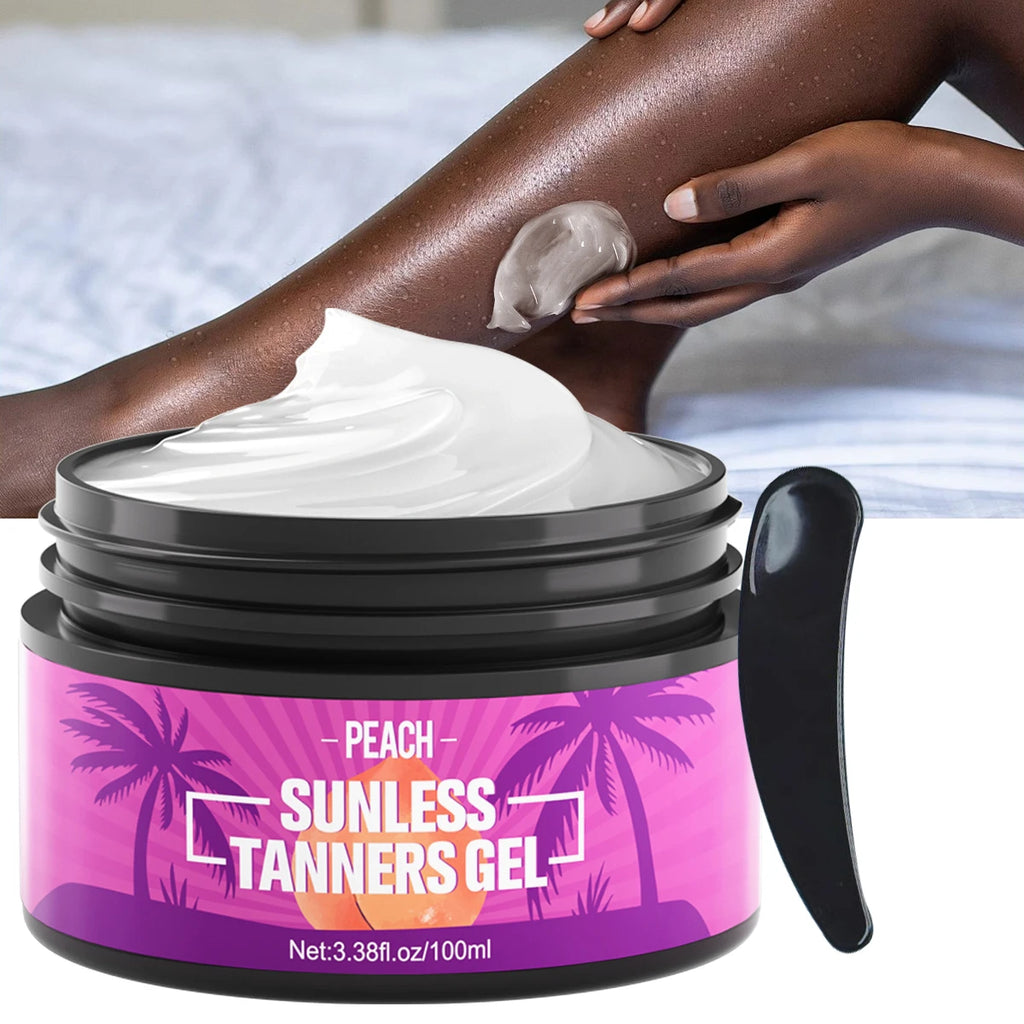 summer 100ml/3.38fl.oz Carrot Gel for face and body, moisturizing, quick drying, quick tanninglong-lasting bronze Oasis Select Peach Gel