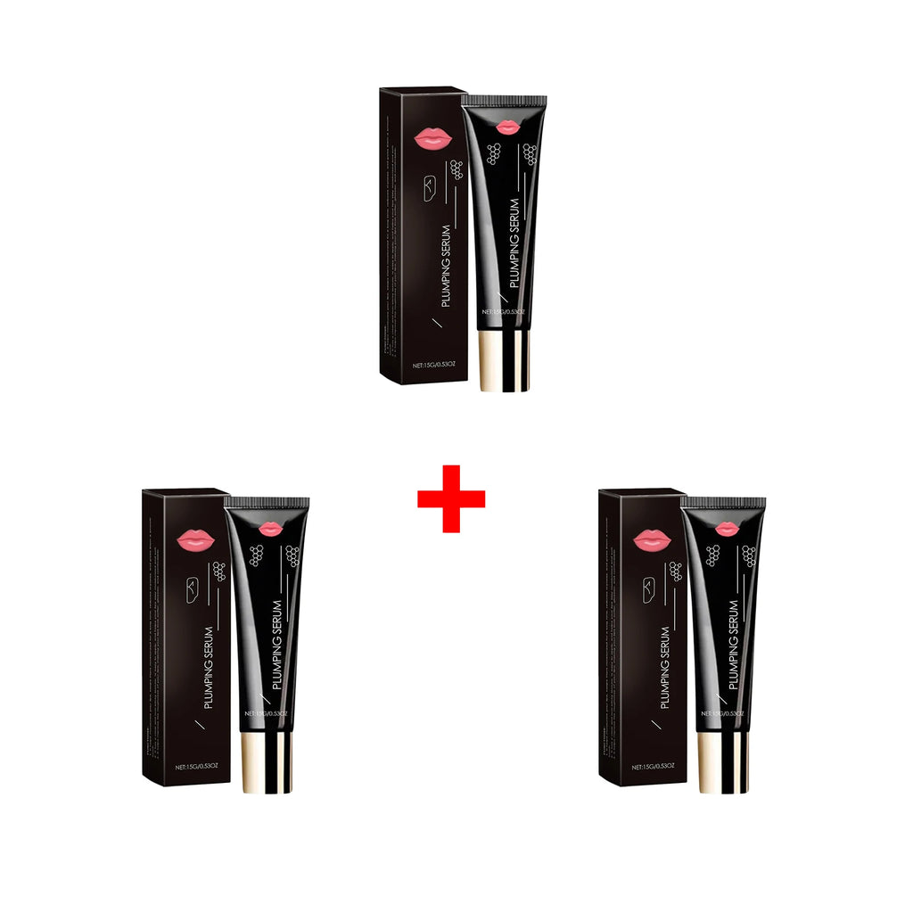 Plumping Serum for Lip Fade Fine Lines Lip Volumizing Serum for Smoother,Fuller Lips Sexy Enhance Lip Elasticity Lips Care 15g Oasis Select 3pcs