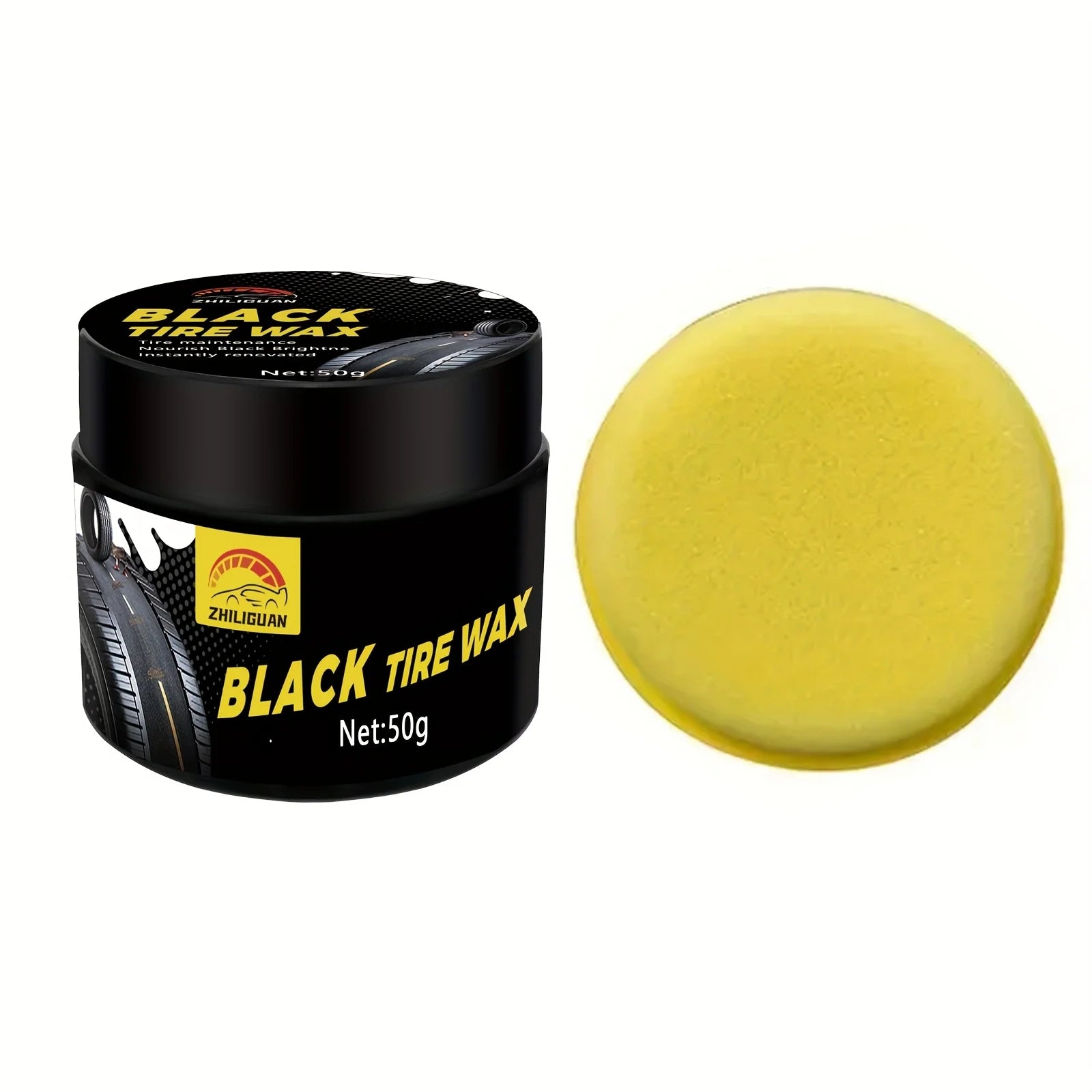 Universal Tire Wax – Restores Black Color & Prevents Whitening