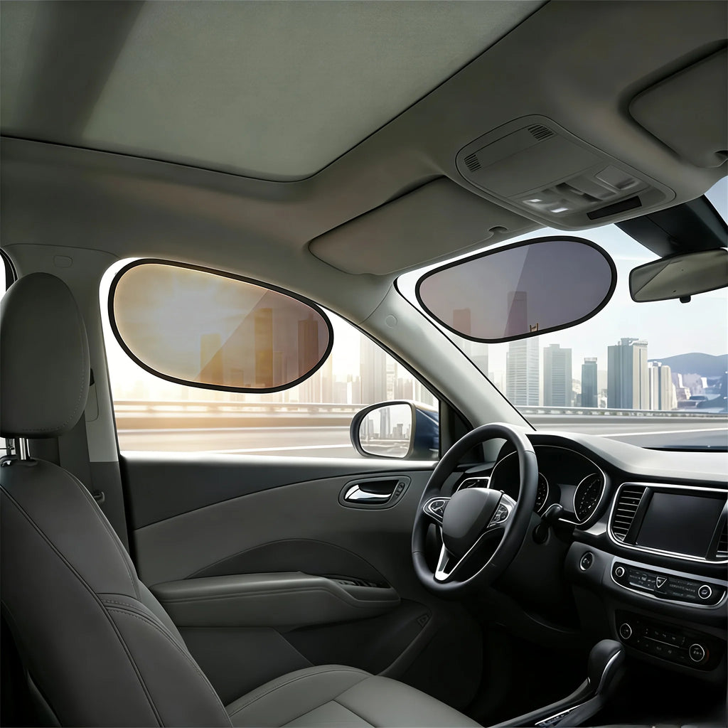 2PCSCar Window Sunshade Does Not Affect The Driver's Line of Sight and The Electrostatic Adsorption Is Fixed and Easy To Install Oasis Select