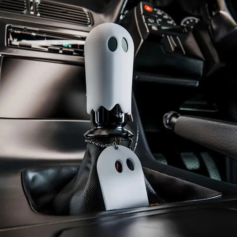 New 86mm Car Halloween Cute Style Gear Shift Knob Ghost Shift Head Knob M8 M10 M12 8 Colors With Adapters Oasis Select