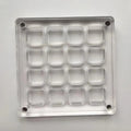 16-Grid Seashell Display Box with Magnets Acrylic Storage Display Organizer Box Durable Starfishs Trinket Storage Case Oasis Select 16-Grid
