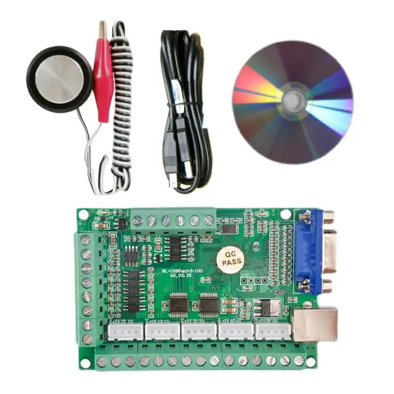 LIKE WISH Mach3 V3.25 USB Driver Motion Controller 5 Axis CNC Board Z Tool Setter For Cnc Router Cutting Engraving Milling Machi Oasis Select As Shown