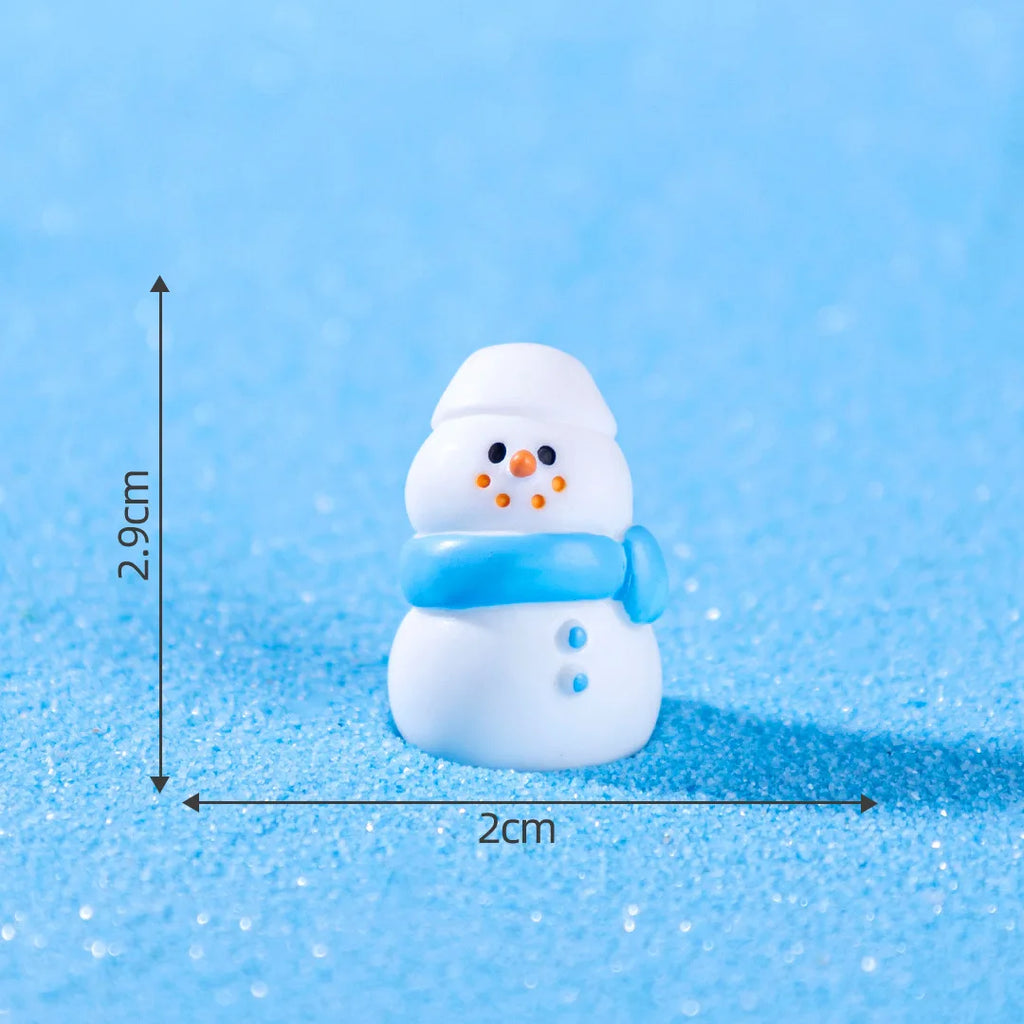 Mini Christmas Resin Ornament – Santa, Snowman & Holiday Décor